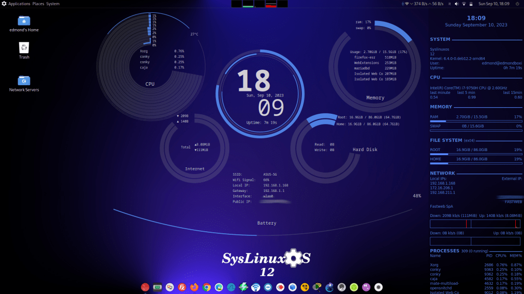 SysLinuxOS 12.1 released