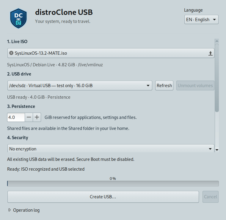 DistroClone USB